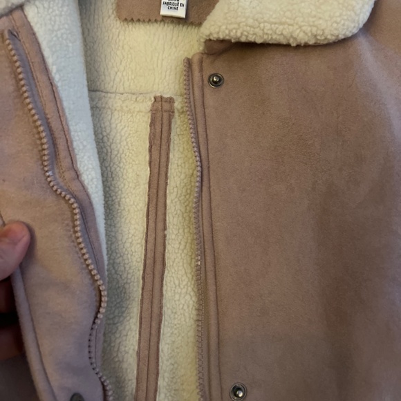 Mauve vest w Sherpa lining - Picture 4 of 5